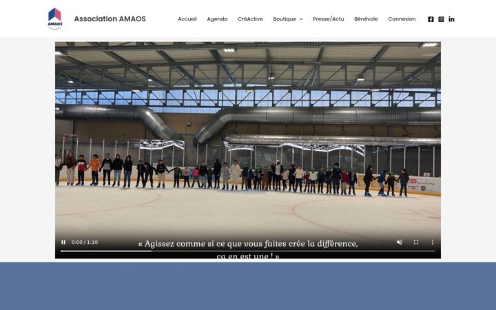 Kuvakaappaus sivustosta amaos.fr