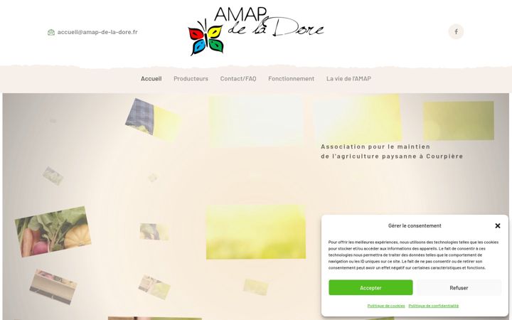 Snímek obrazovky amap-de-la-dore.fr
