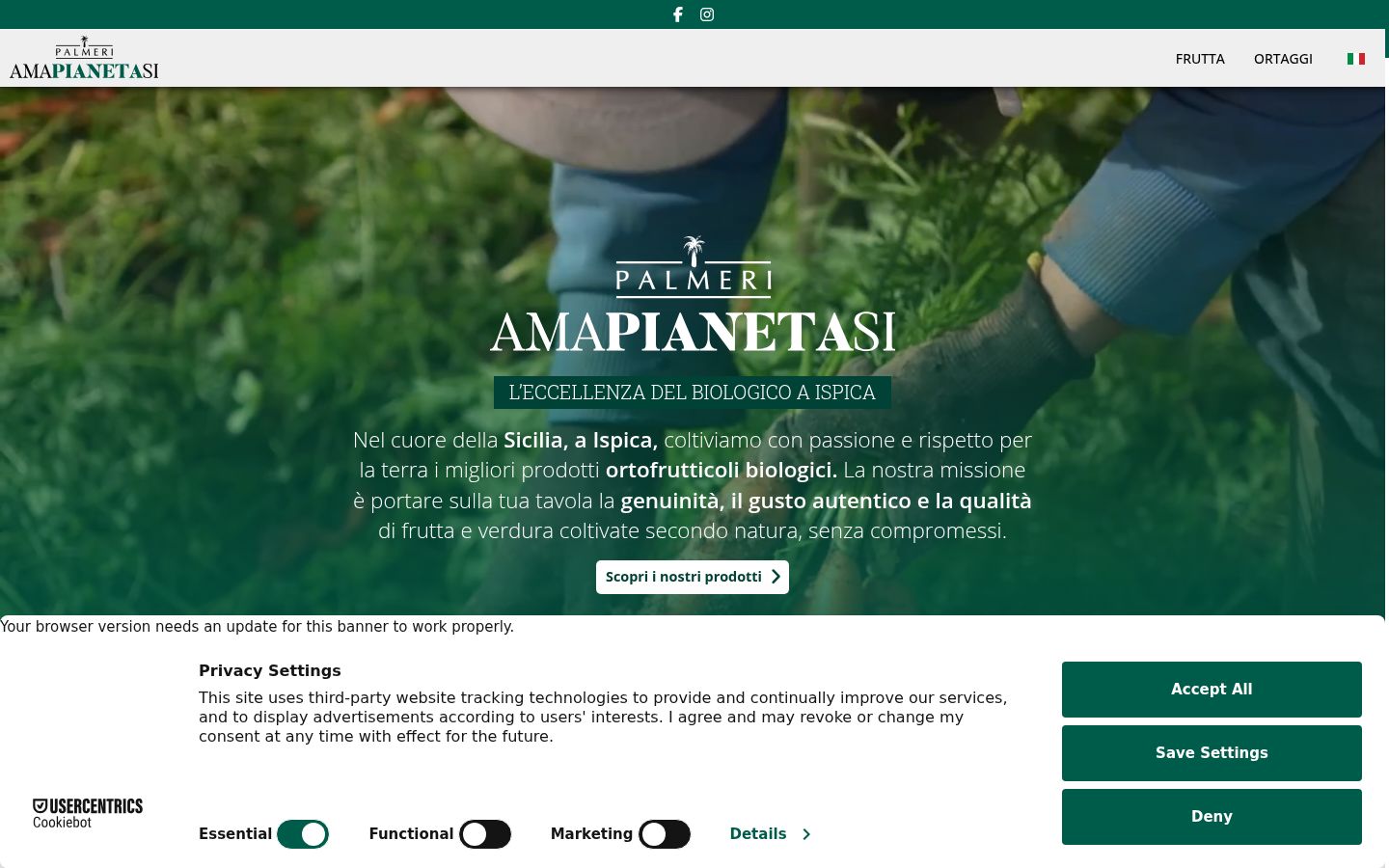 Sutikimo reklamjuostės, rodytos prieš bet kokią sąveiką, ekrano kopija