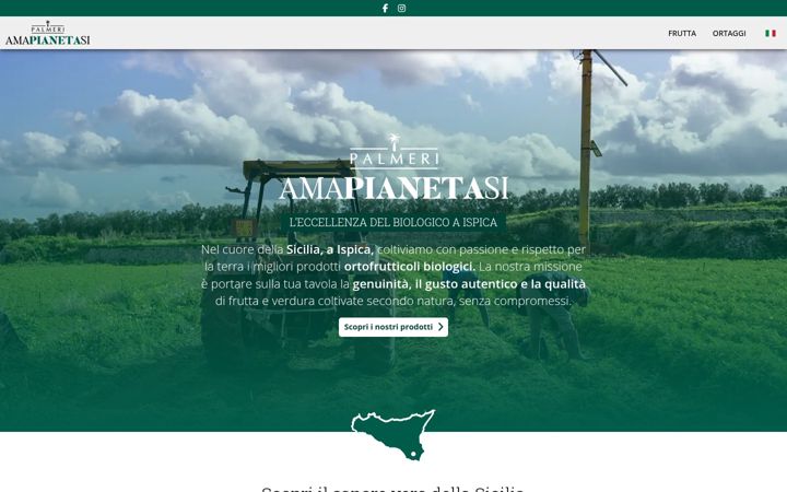 Screenshot stránky amapianetasi.it