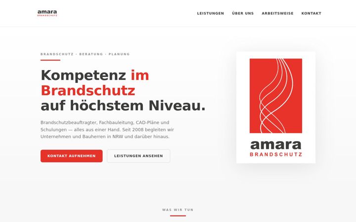 Screenshot of amara-bs.de