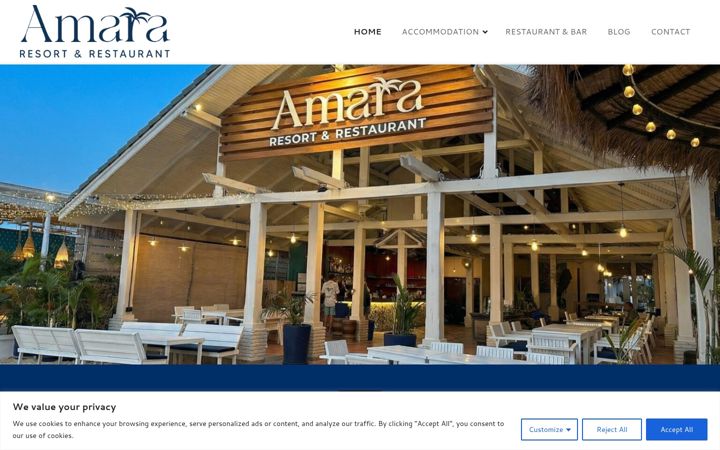 Screenshot of amara-kohphangan.com