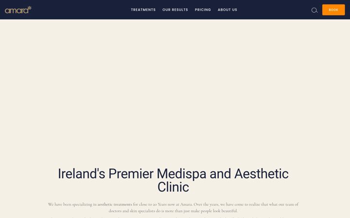 Screenshot of amara.ie
