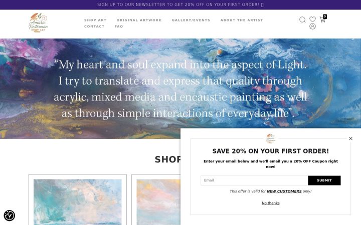 Screenshot of amarafiesterman.com