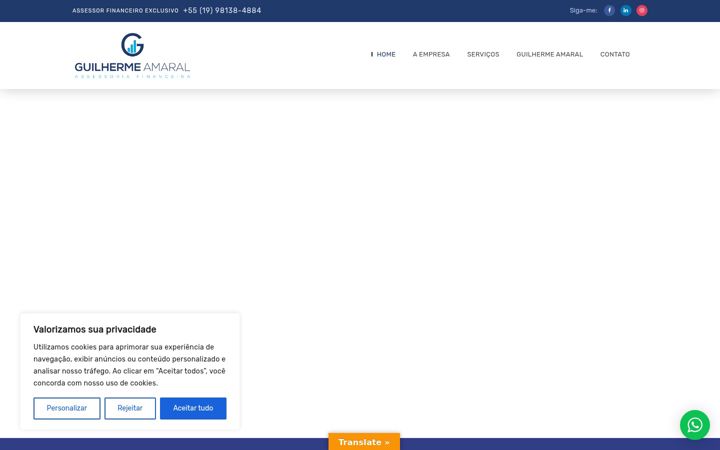 Screenshot of amaralguilherme.com.br