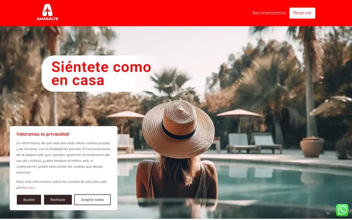 Zrzut ekranu amaralteviajes.com