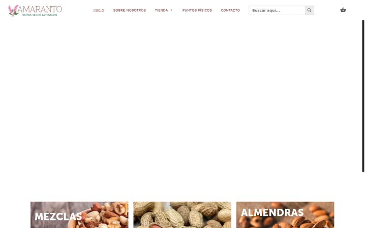 Zrzut ekranu amarantofrutossecos.com