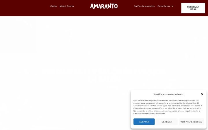 Screenshot of amarantosalou.com