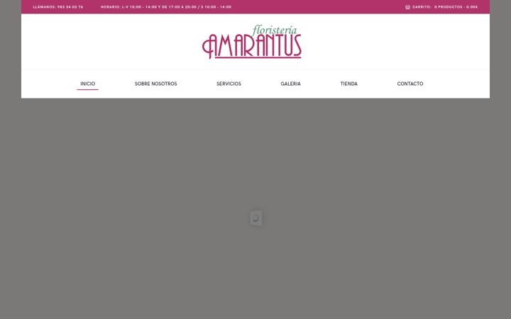 Ekrānuzņēmums no amarantusfloristas.es