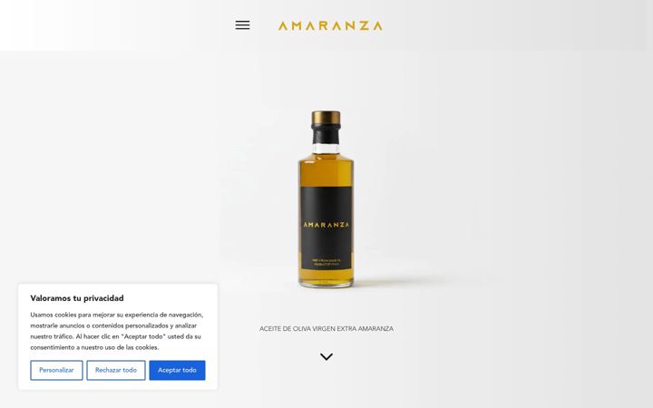 Screenshot of amaranza.es