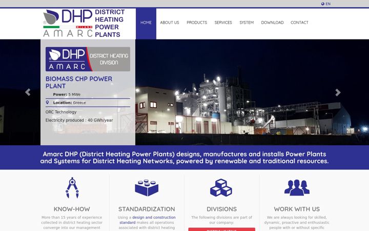 Screenshot of amarcdhp.com