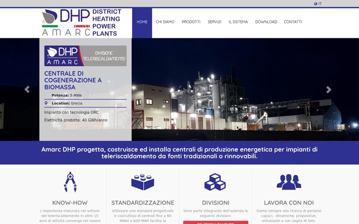 Screenshot of amarcdhp.it