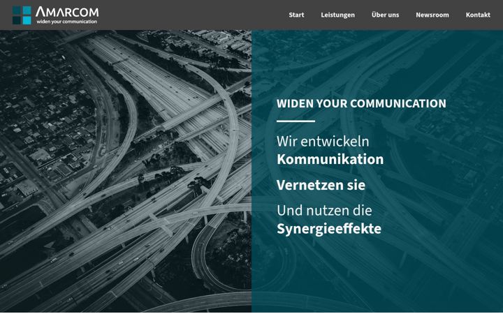 Zrzut ekranu amarcom.de