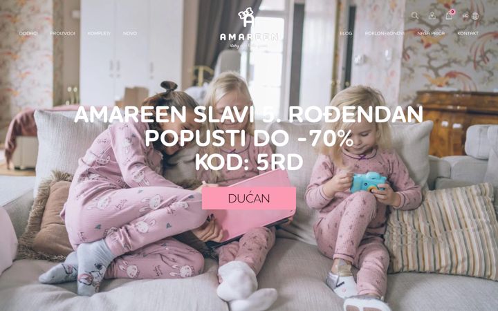 Skærmbillede af amareen.hr