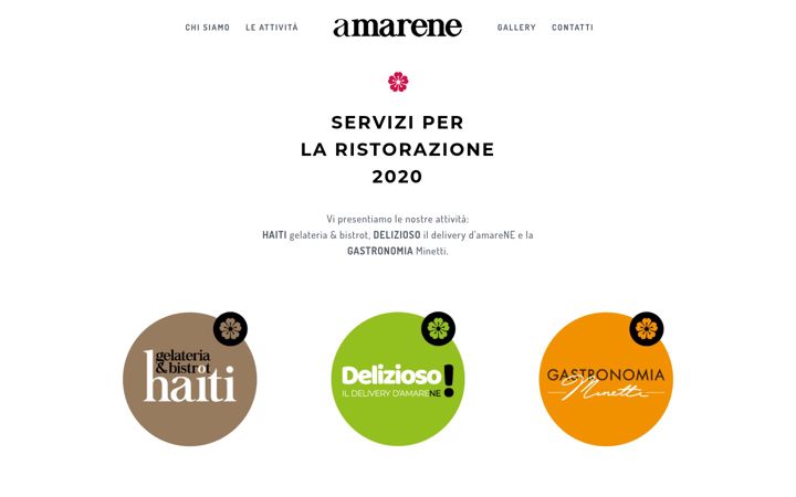 Screenshot of amarene.net