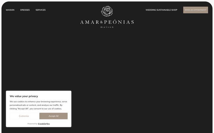 Skjámynd af amarepeonias.pt