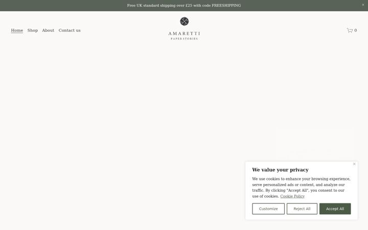 Screenshot of amaretti-design.com