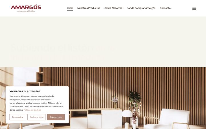 Screenshot of amargos.es