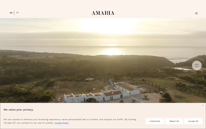 Screenshot of amaria.pt