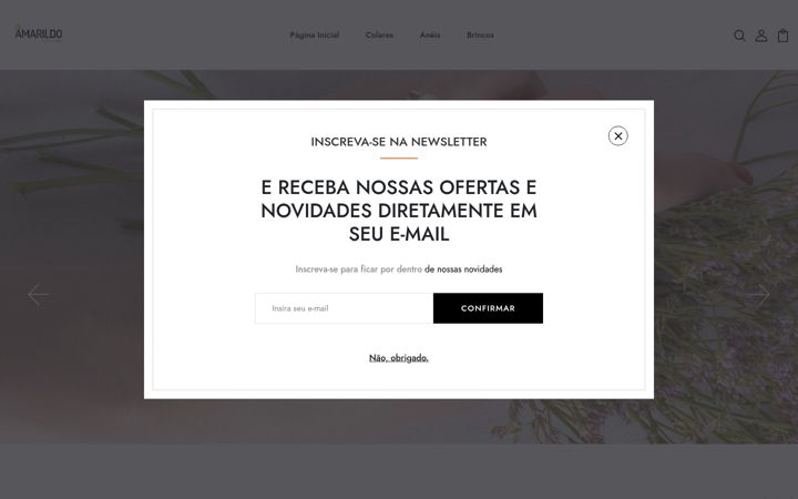 Screenshot of amarildoojoalheiro.com.br