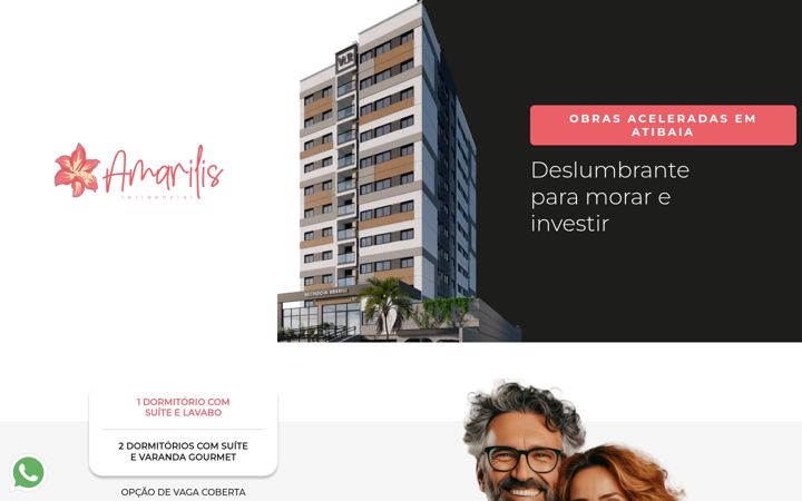 Screenshot of amarilisresidencial.com.br