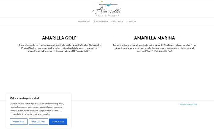 Screenshot of amarilla.es