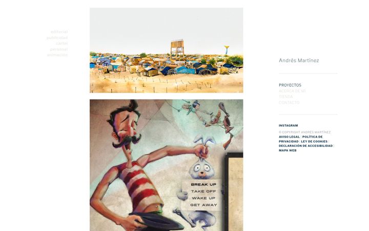 Screenshot of amarilustra.com