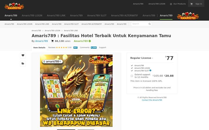Screenshot of amaris789.org