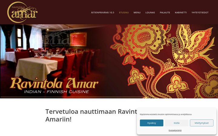 Screenshot of amarnummela.com