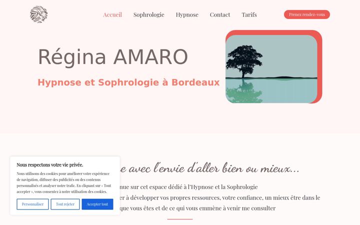 Screenshot of amaro-hypnose-sophrologie.fr