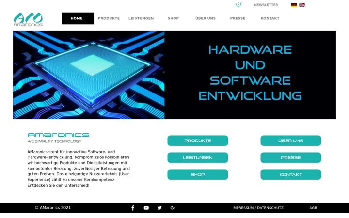 Screenshot of amaronics.com