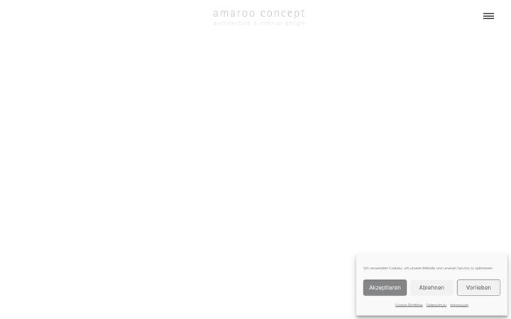 Screenshot of amarooconcept.de