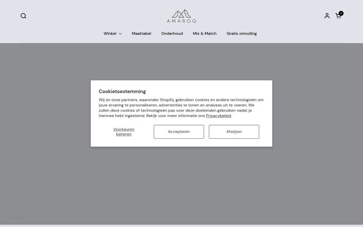 Screenshot of amaroq-glamping.nl