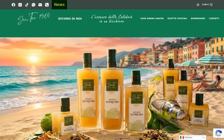 Screenshot of amarosanter.com
