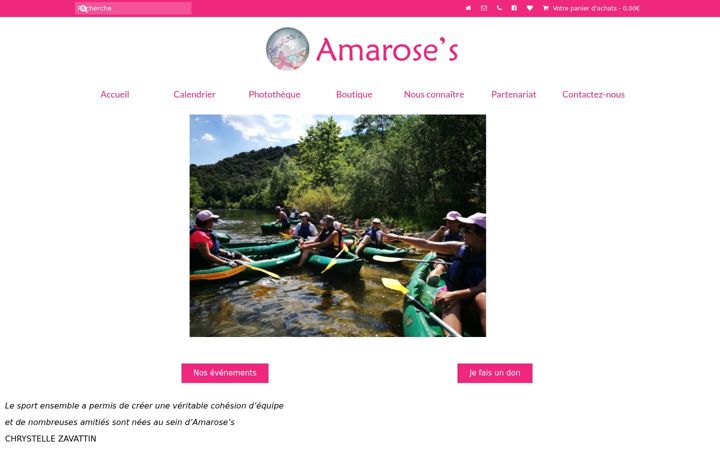 Екранна снимка на amaroses.fr