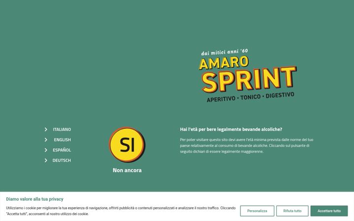 Screenshot of amarosprint.it