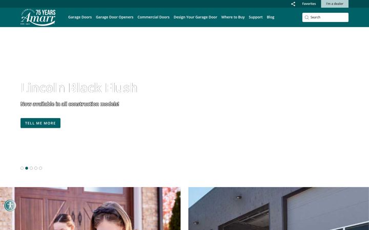 Screenshot of amarr.com