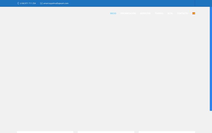 Screenshot of amarradorespalma.com