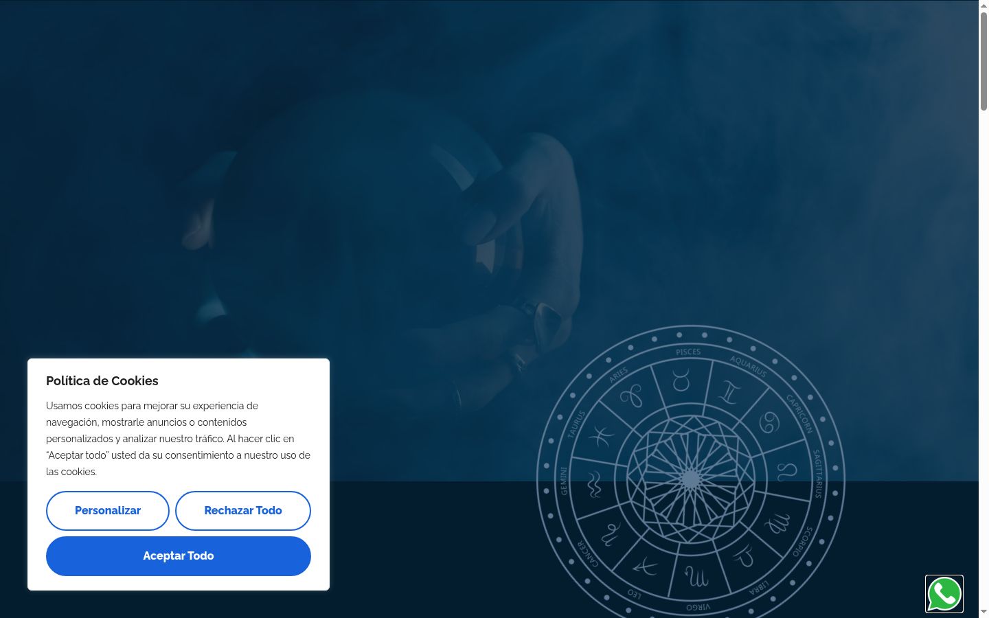 Screenshot van de toestemmingsbanner zoals getoond vóór enige interactie