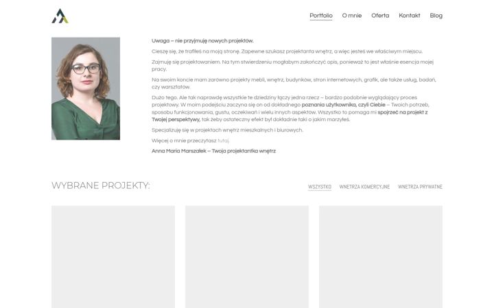 Screenshot of amarszalek.pl