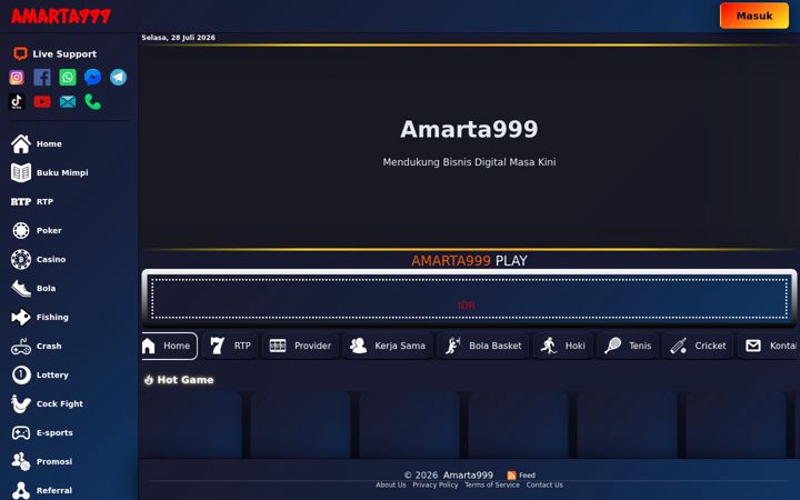 Screenshot of amarta999.org
