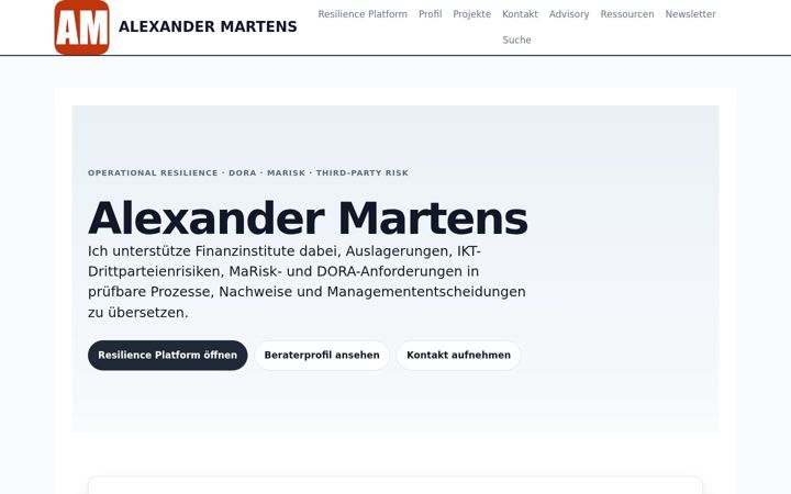 Screenshot of amartens.com