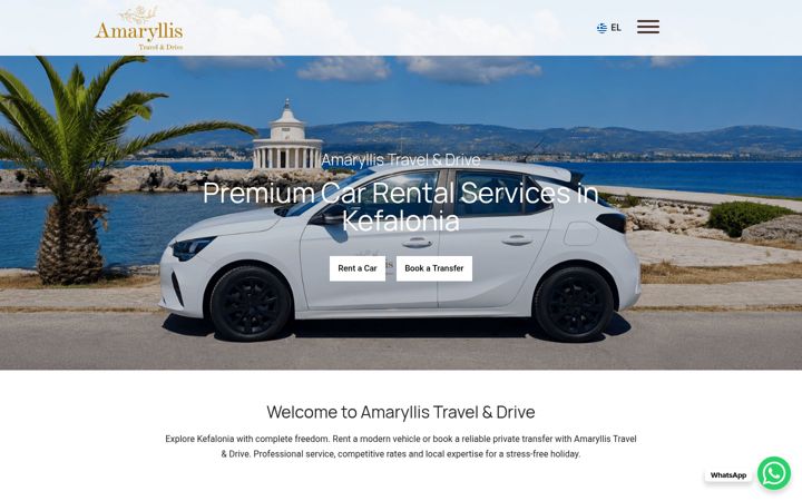 Screenshot of amaryllistravel.gr