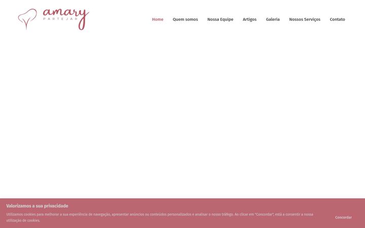 Screenshot of amarypartejar.com.br