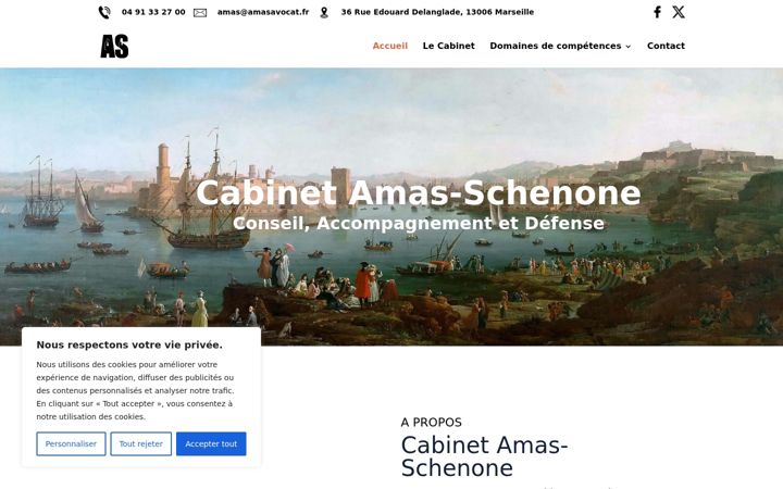 Screenshot of amas-schenone.fr