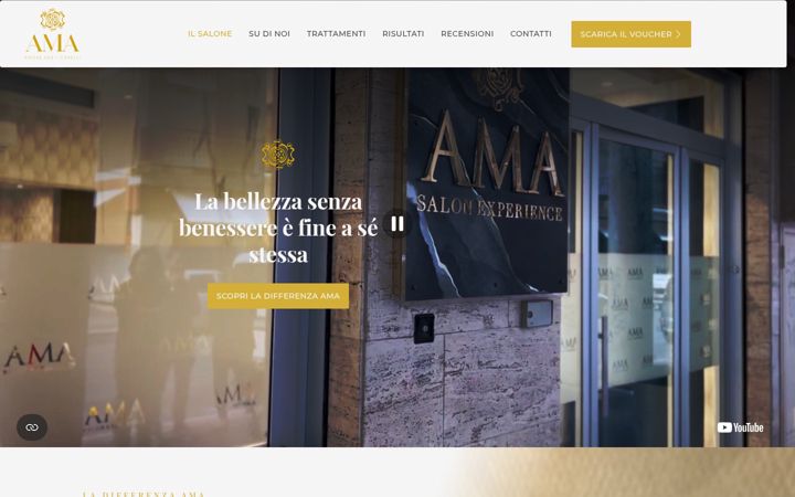 Screenshot of amasalon.it