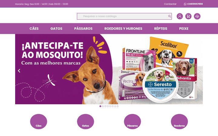 Screenshot of amascotados.pt