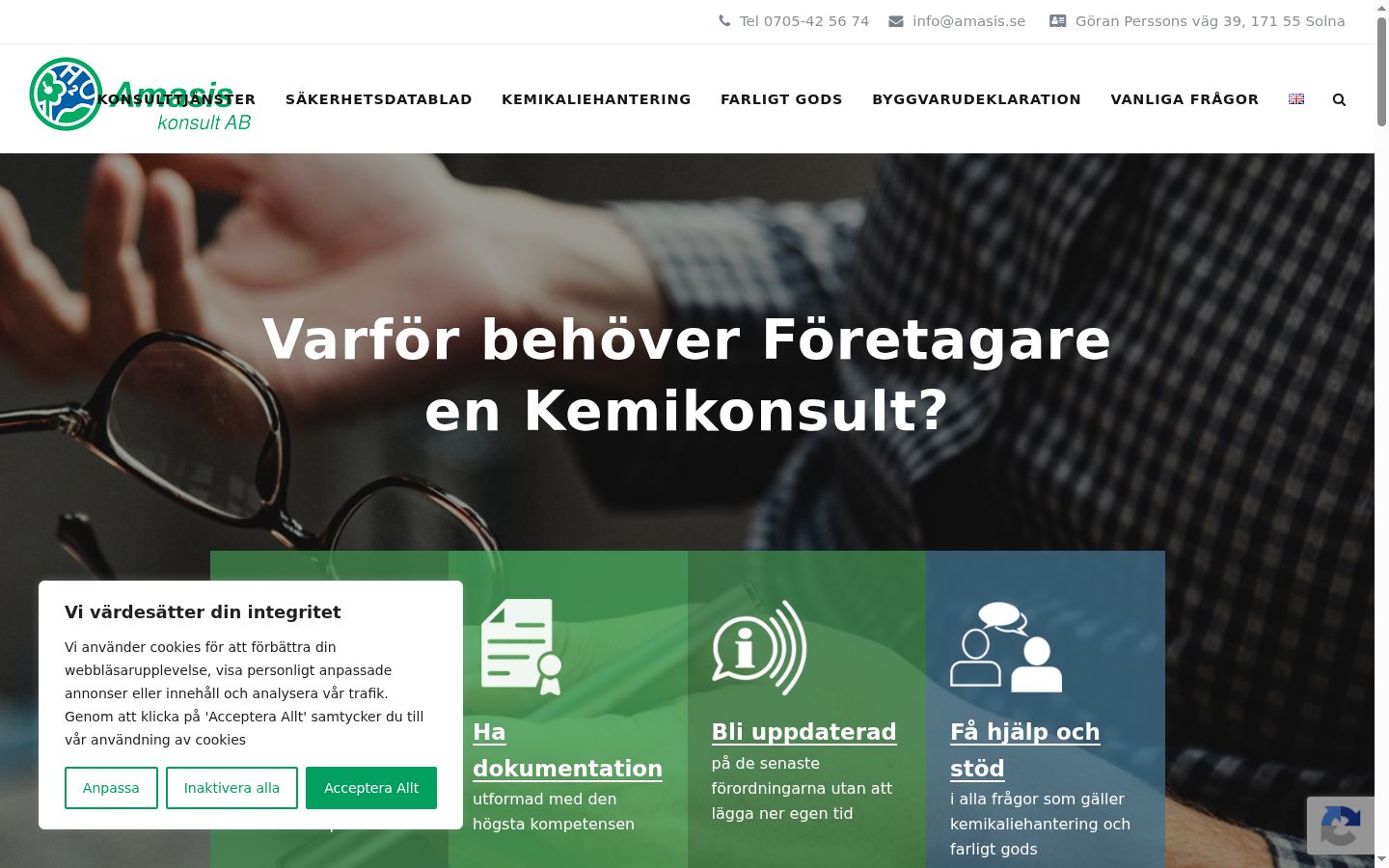 Kuvakaappaus suostumusbannerista, joka näytettiin ennen mitään vuorovaikutusta
