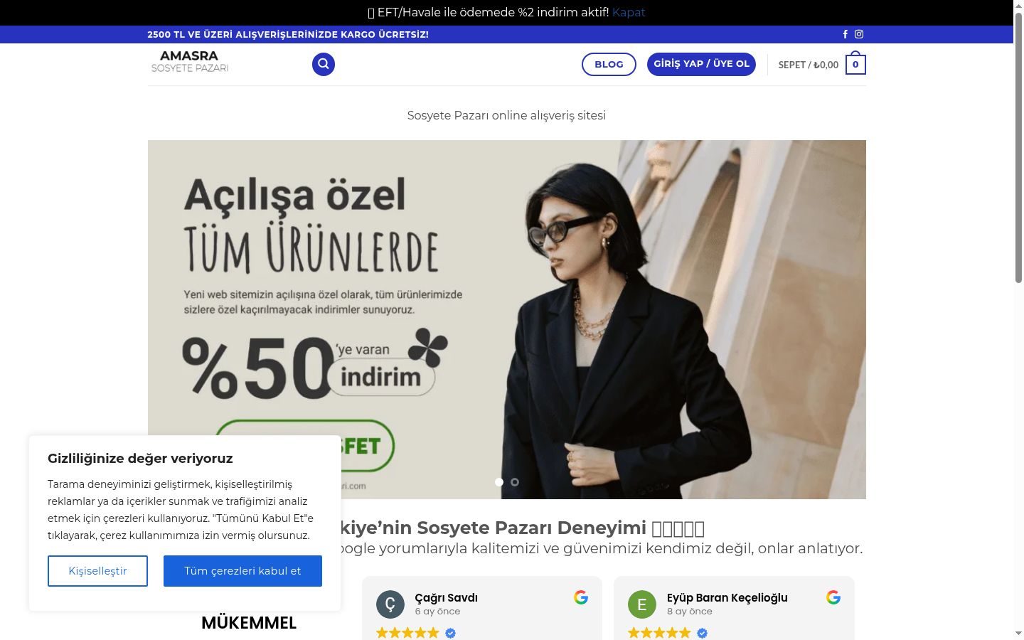 Sutikimo reklamjuostės, rodytos prieš bet kokią sąveiką, ekrano kopija