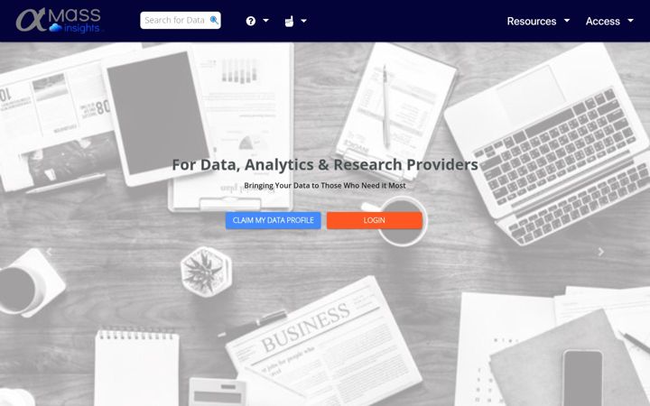 Screenshot of amassinsights.com